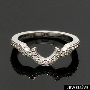 Jewelove™ Rings Platinum Diamond Ring for Women JL PT 1368