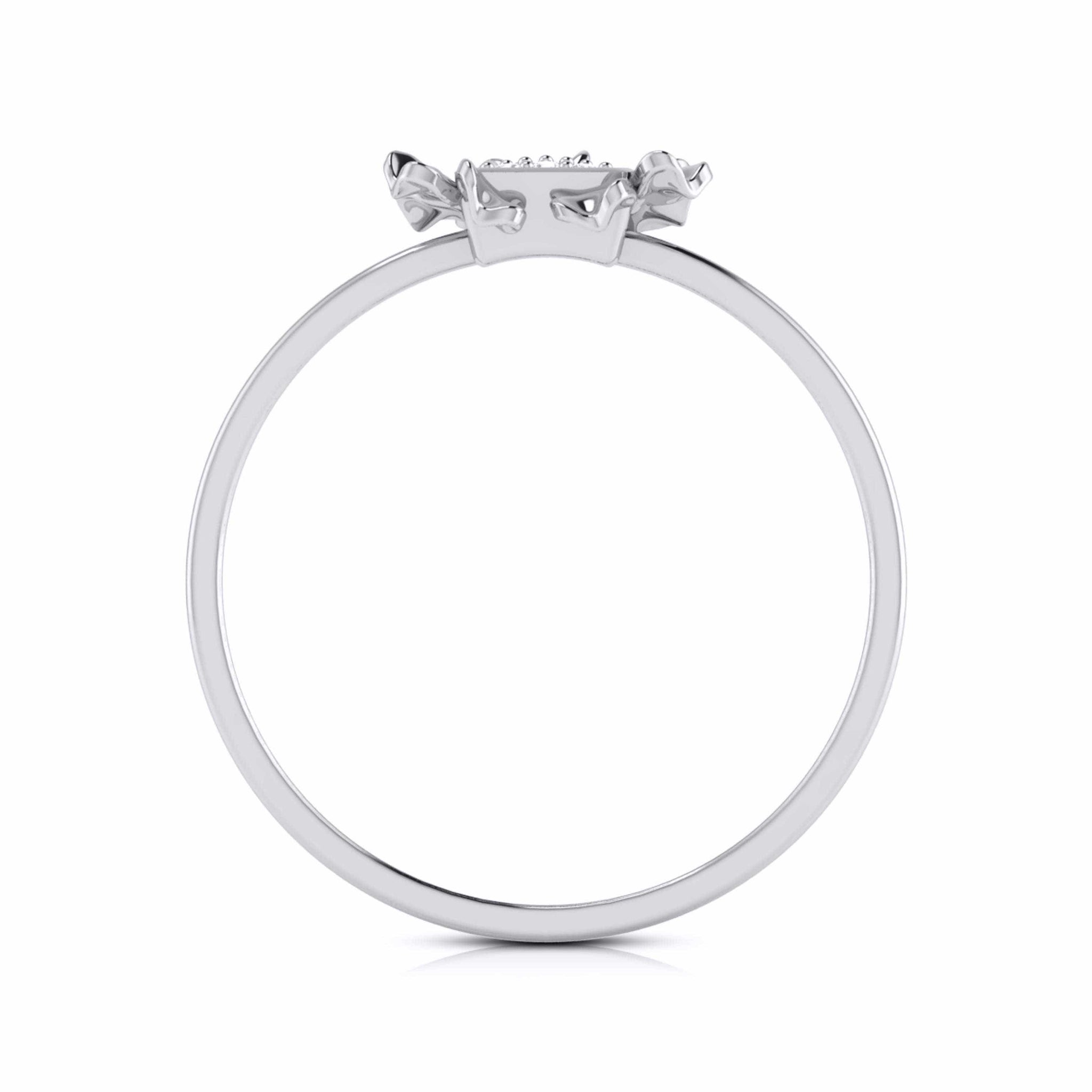 Jewelove™ Rings Platinum Diamond Ring for Women JL PT LR 04