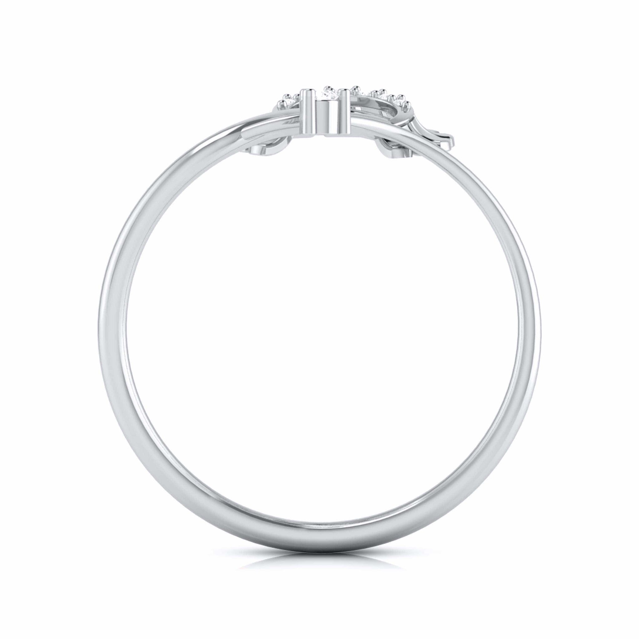 Jewelove™ Rings Platinum Diamond Ring for Women JL PT LR 08