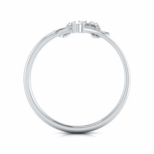 Jewelove™ Rings Platinum Diamond Ring for Women JL PT LR 08