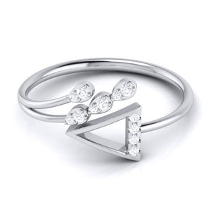 Jewelove™ Rings Platinum Diamond Ring for Women JL PT LR 106