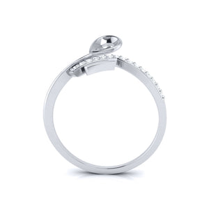 Jewelove™ Rings Platinum Diamond Ring for Women JL PT LR 110