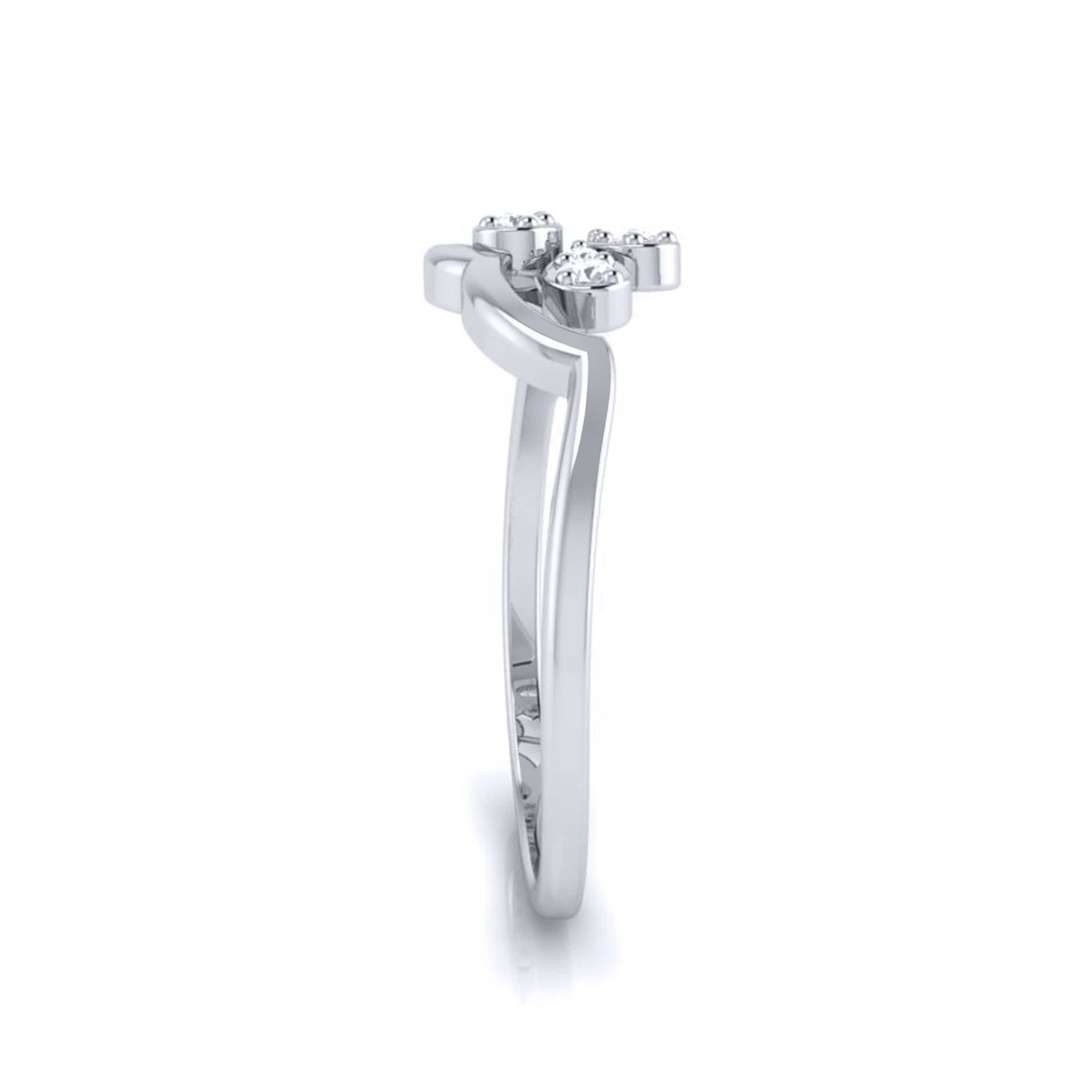 Jewelove™ Rings Platinum Diamond Ring for Women JL PT LR 112