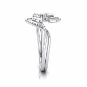 Jewelove™ Rings Platinum Diamond Ring for Women JL PT LR 115