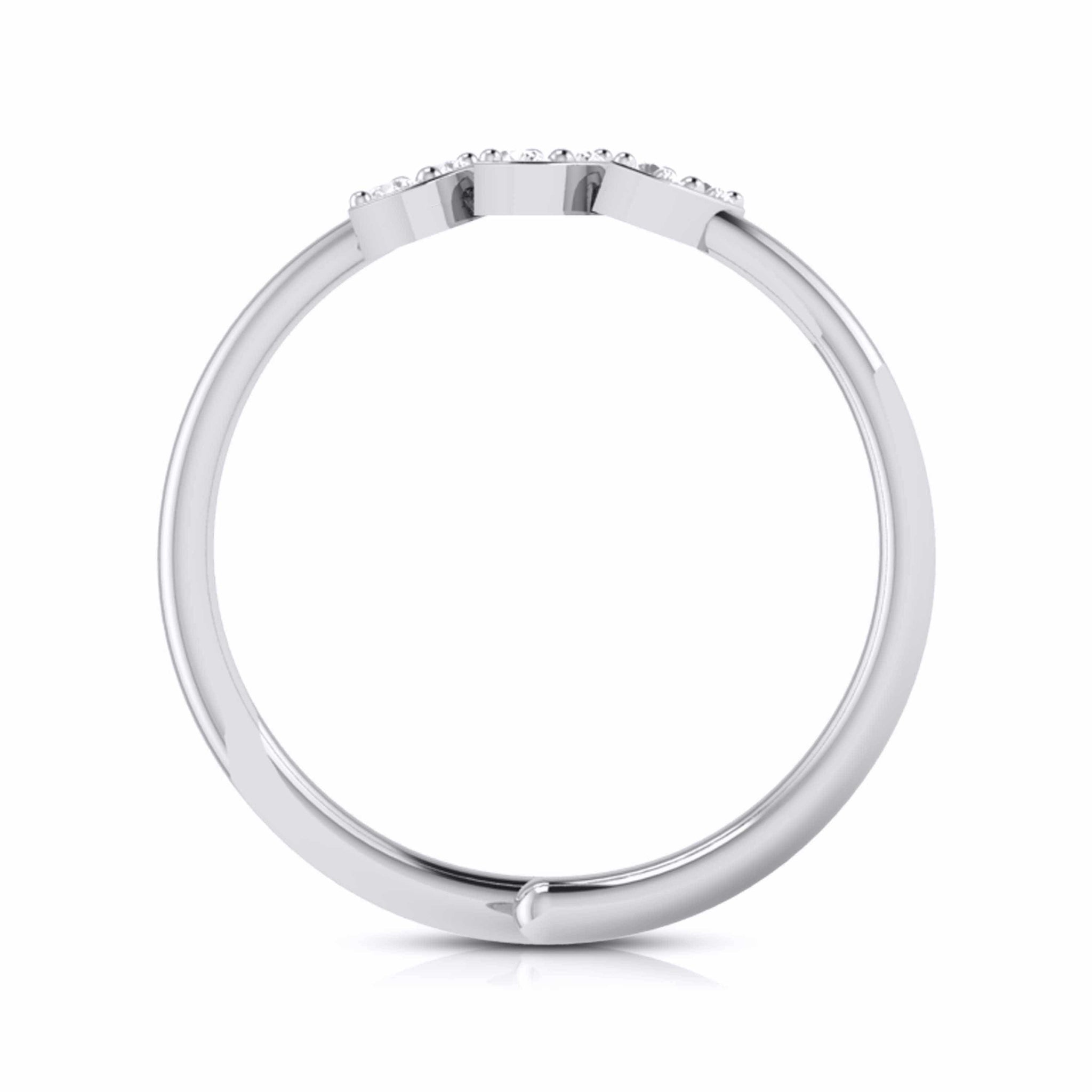 Jewelove™ Rings Platinum Diamond Ring for Women JL PT LR 126