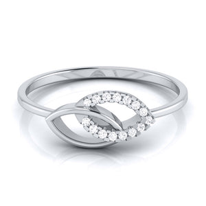 Jewelove™ Rings Platinum Diamond Ring for Women JL PT LR 137