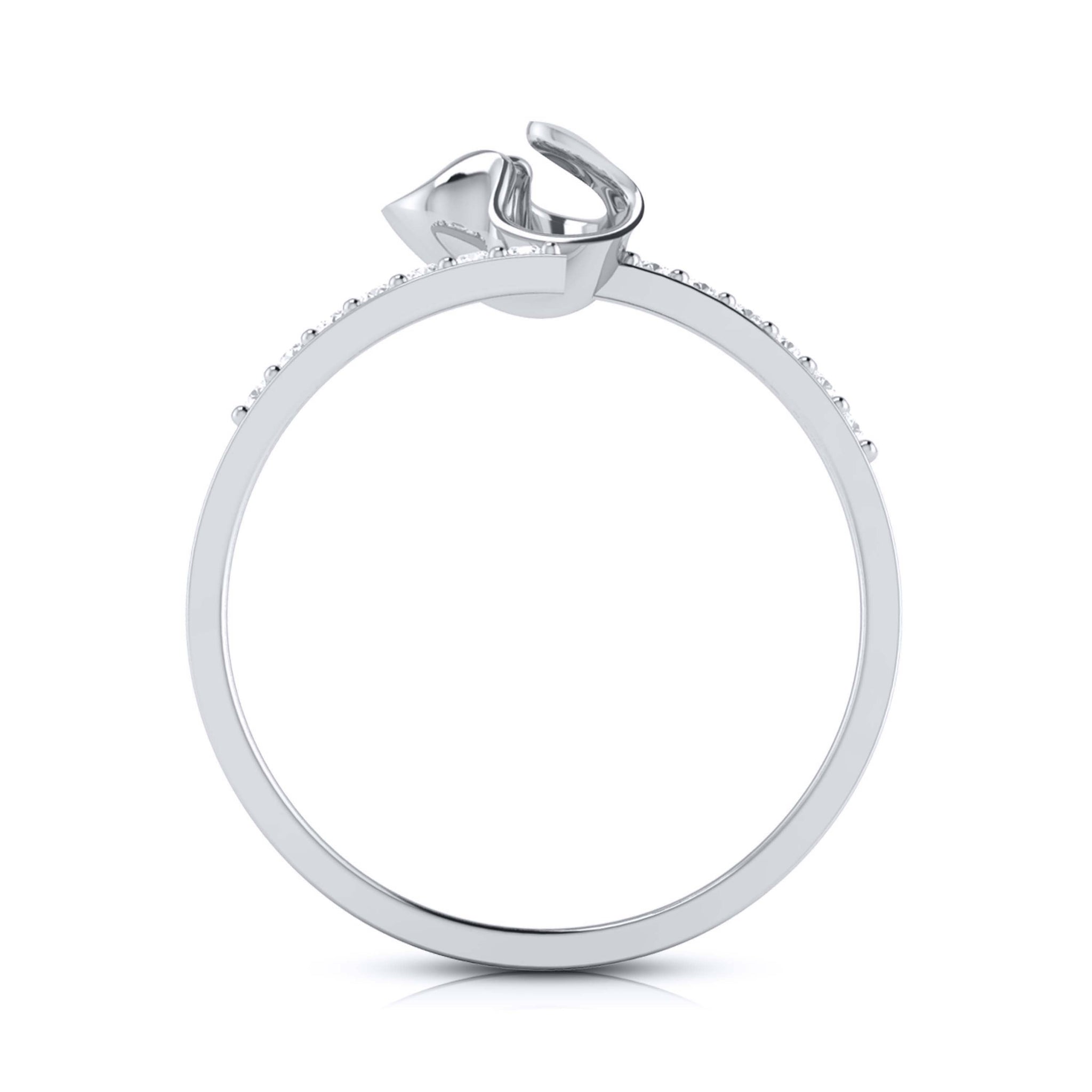 Jewelove™ Rings Platinum Diamond Ring for Women JL PT LR 143