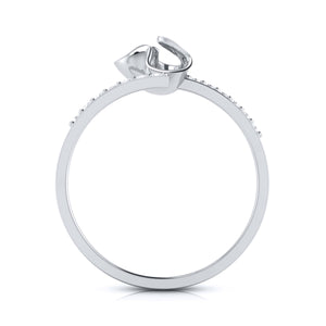 Jewelove™ Rings Platinum Diamond Ring for Women JL PT LR 143