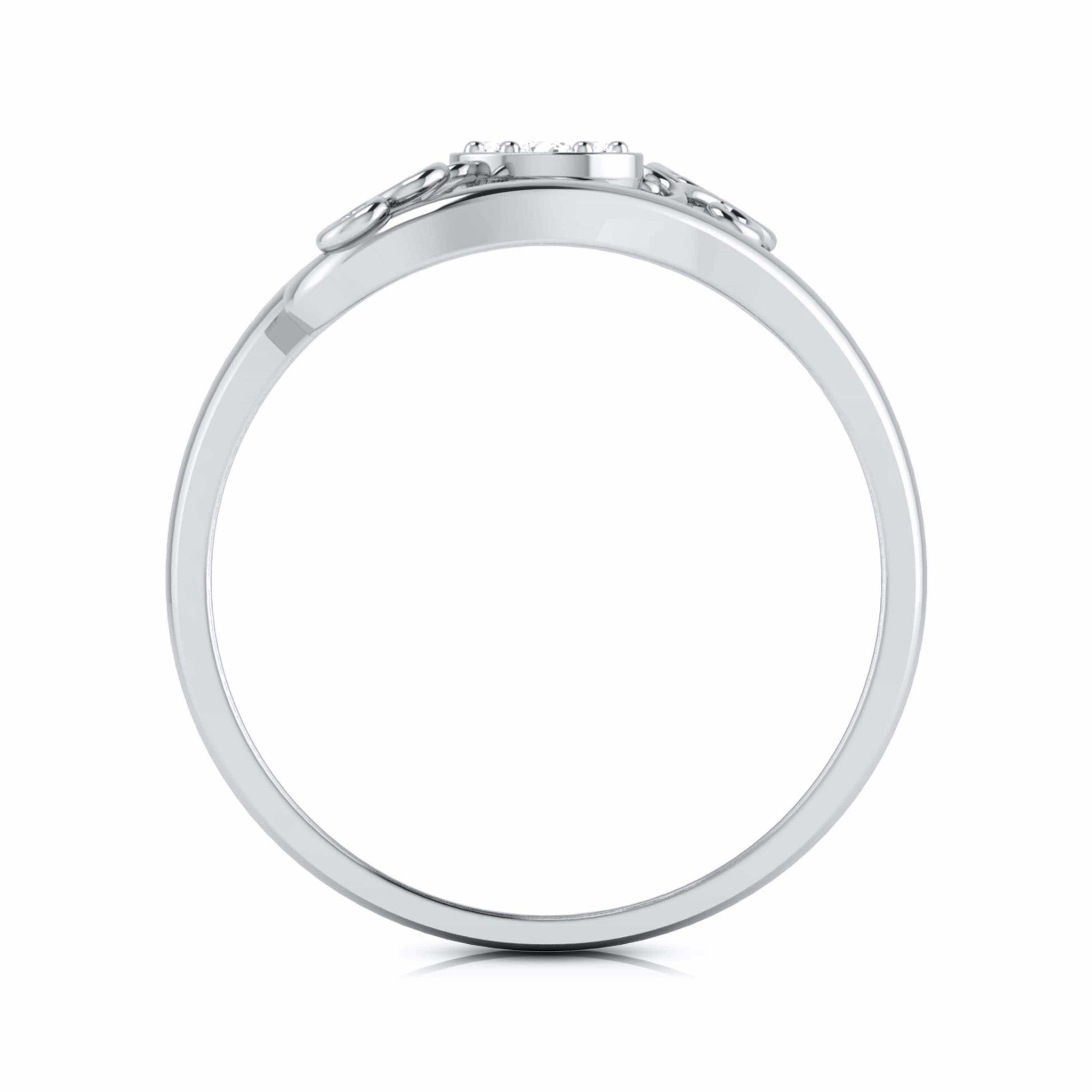 Jewelove™ Rings Platinum Diamond Ring for Women JL PT LR 145