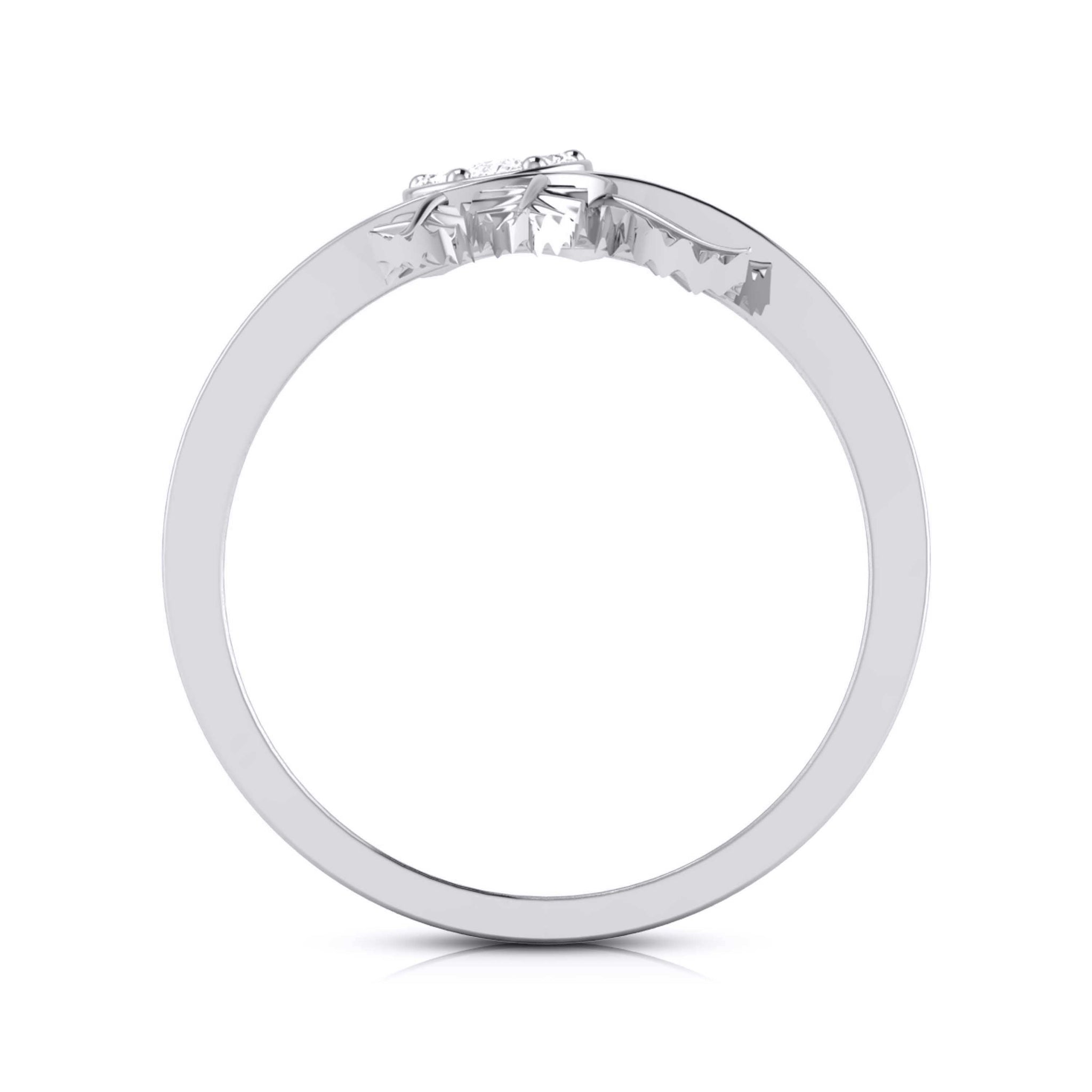 Jewelove™ Rings Platinum Diamond Ring for Women JL PT LR 147