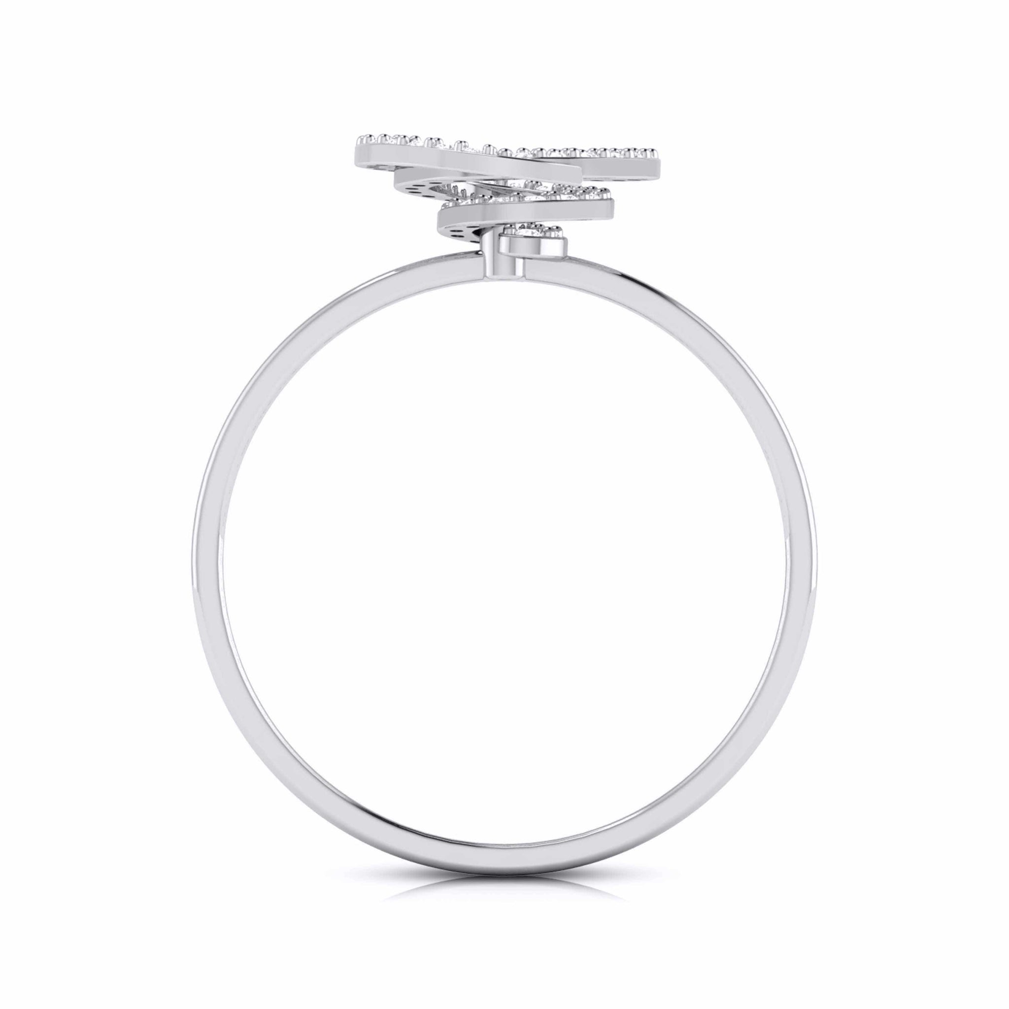 Jewelove™ Rings Platinum Diamond Ring for Women JL PT LR 148