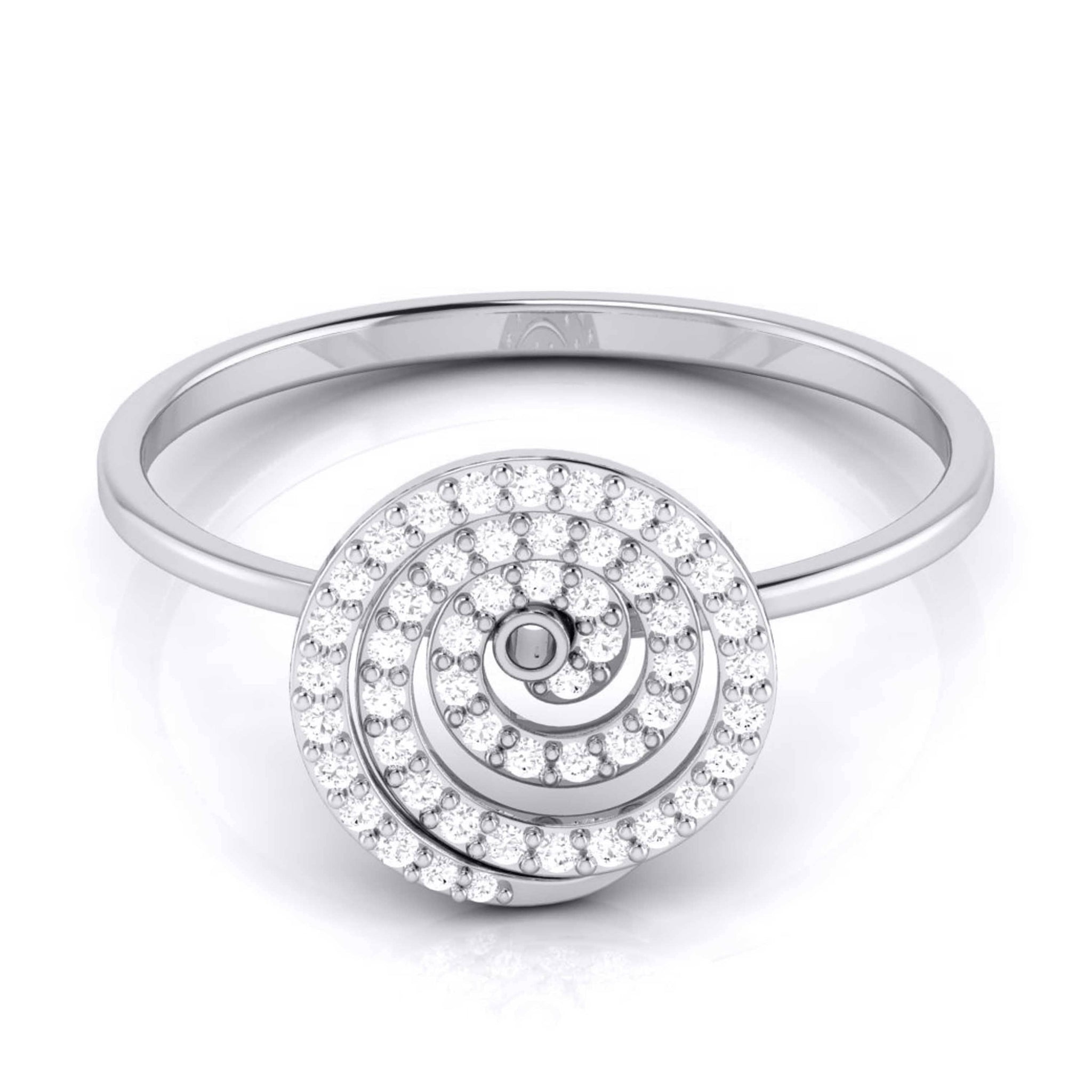 Jewelove™ Rings Platinum Diamond Ring for Women JL PT LR 148