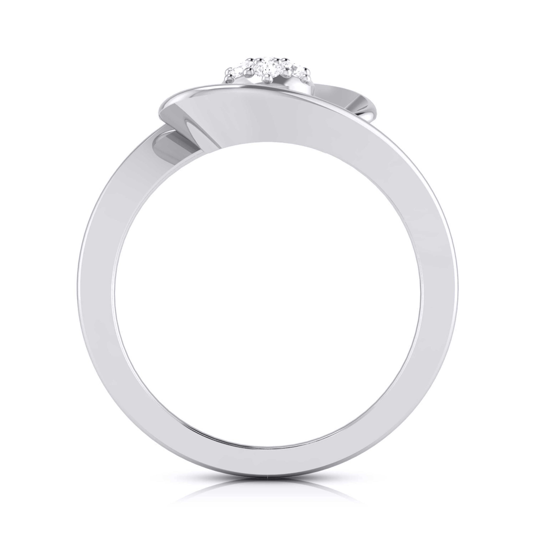 Jewelove™ Rings Platinum Diamond Ring for Women JL PT LR 149