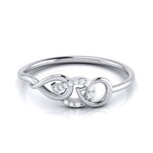 Jewelove™ Rings Platinum Diamond Ring for Women JL PT LR 15