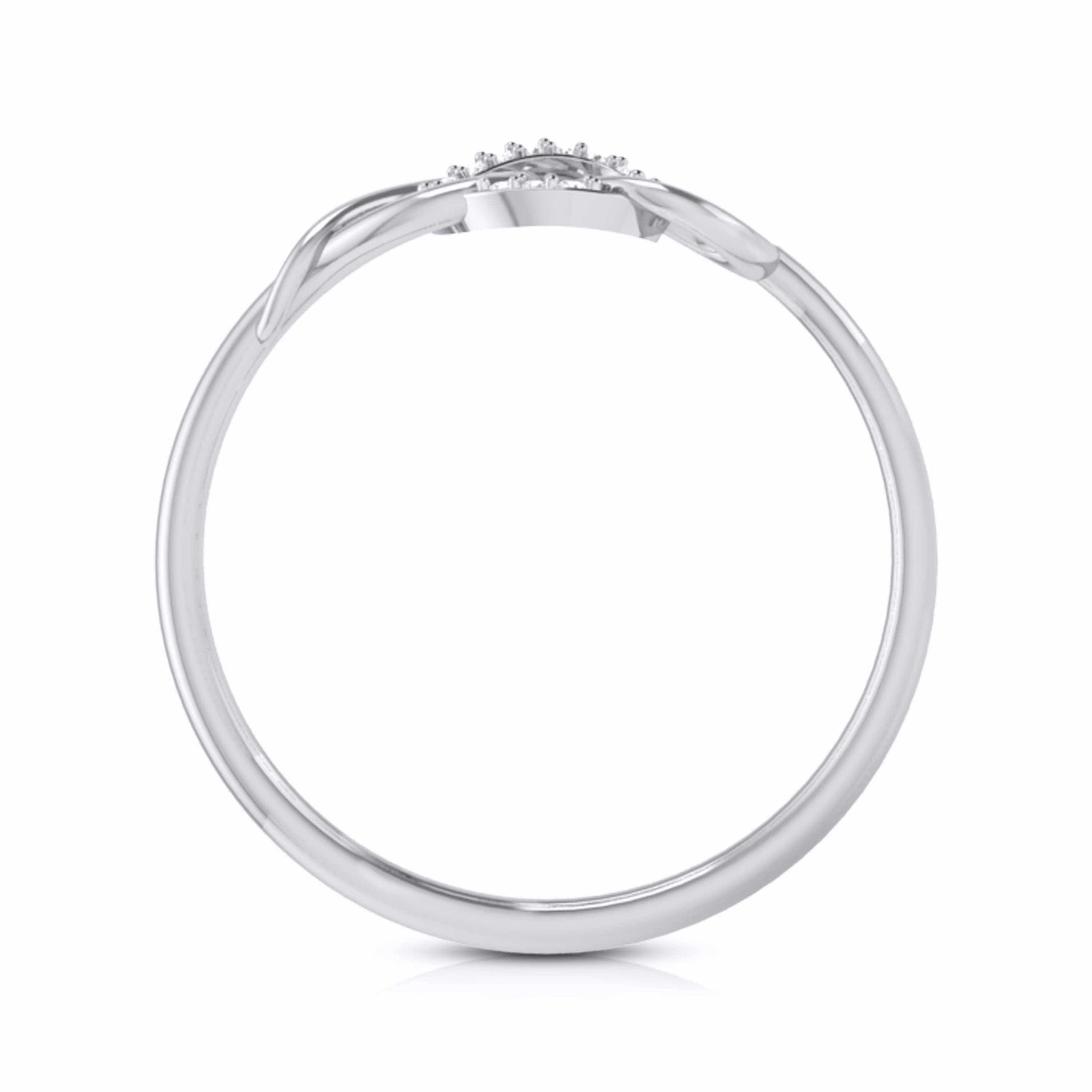 Jewelove™ Rings Platinum Diamond Ring for Women JL PT LR 15