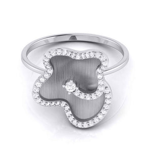 Jewelove™ Rings Platinum Diamond Ring for Women JL PT LR 16