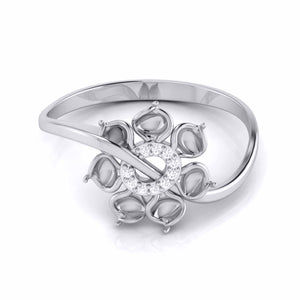 Jewelove™ Rings Platinum Diamond Ring for Women JL PT LR 17