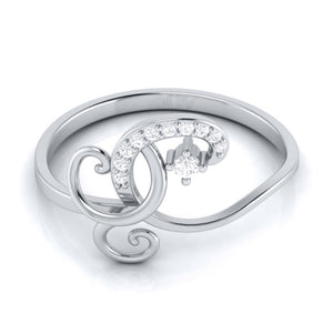 Jewelove™ Rings Platinum Diamond Ring for Women JL PT LR 26