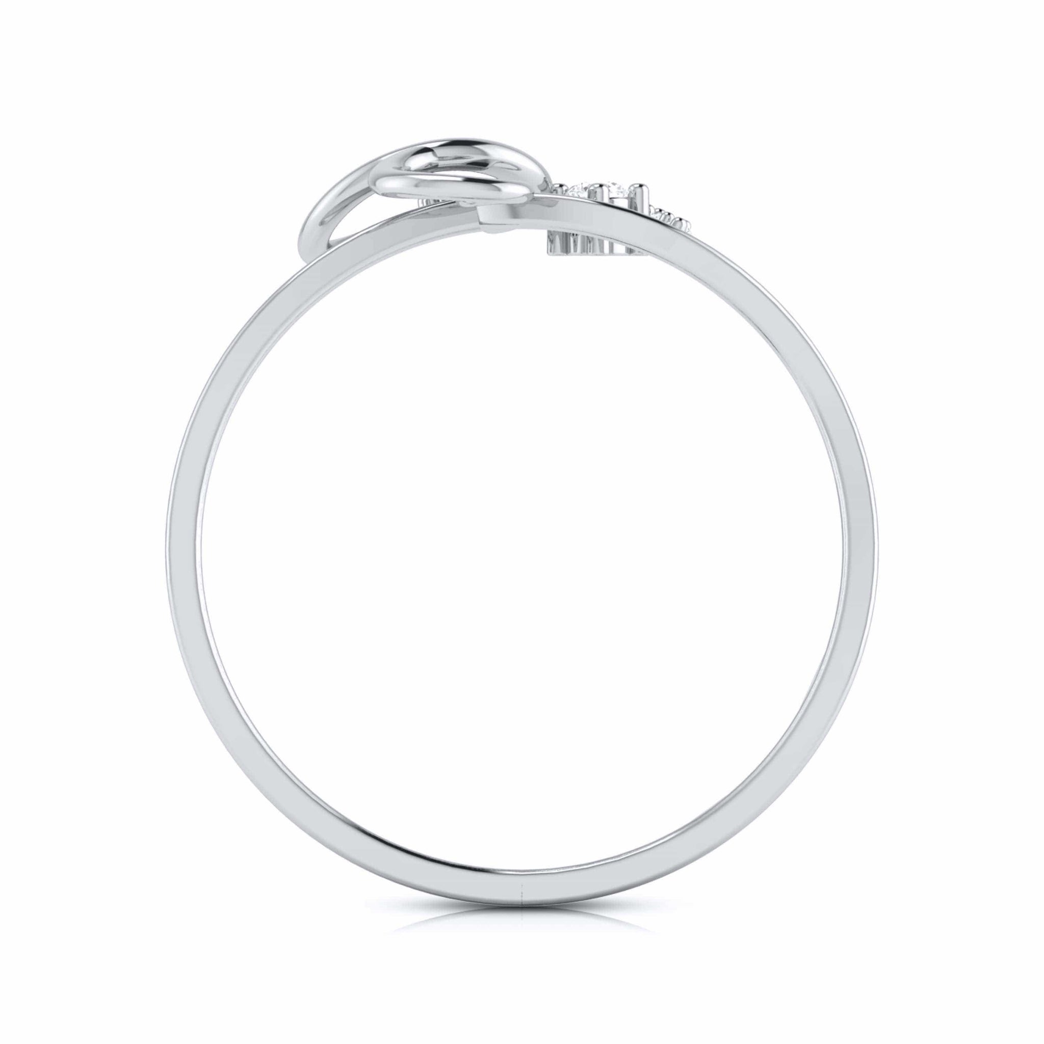 Jewelove™ Rings Platinum Diamond Ring for Women JL PT LR 26