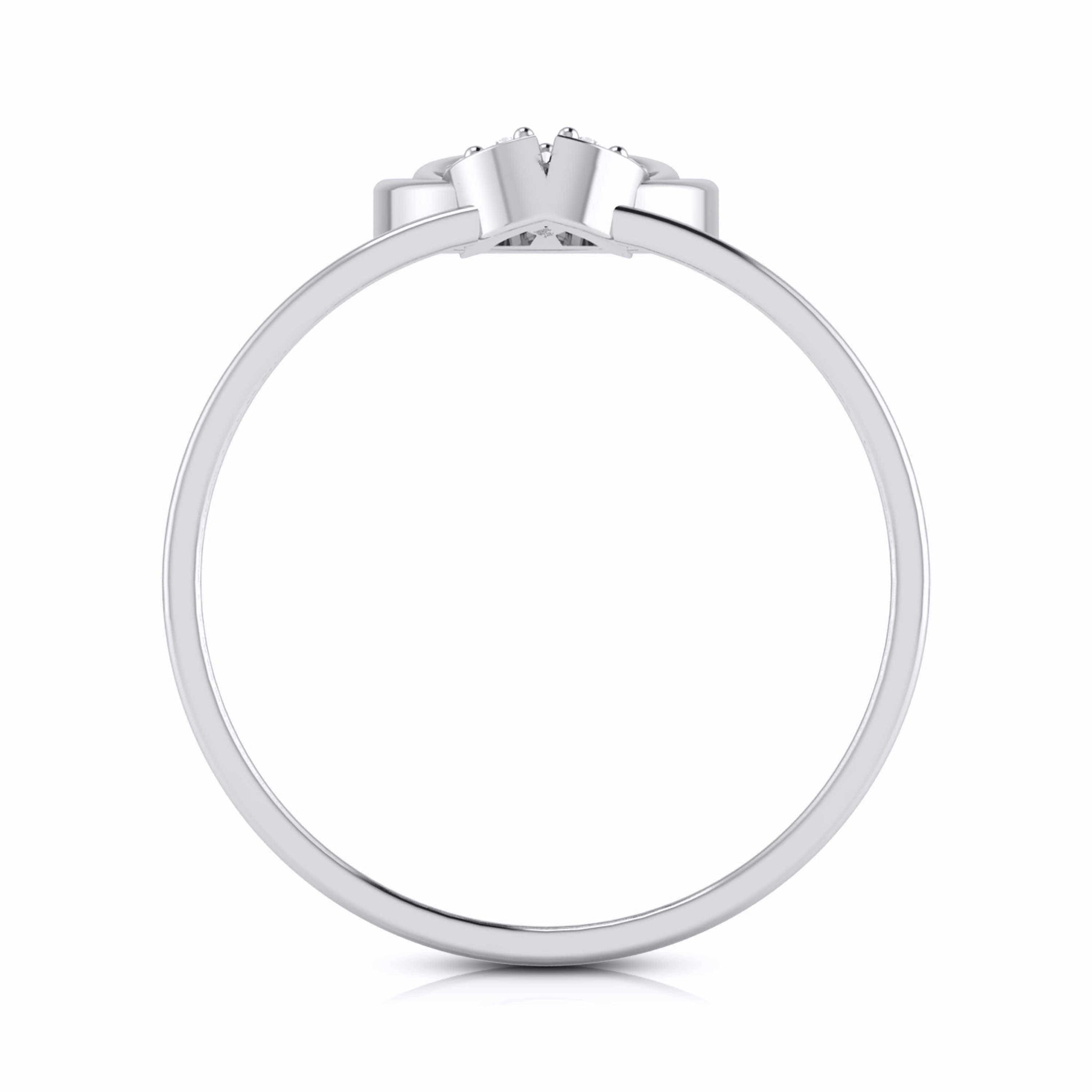 Jewelove™ Rings Platinum Diamond Ring for Women JL PT LR 28