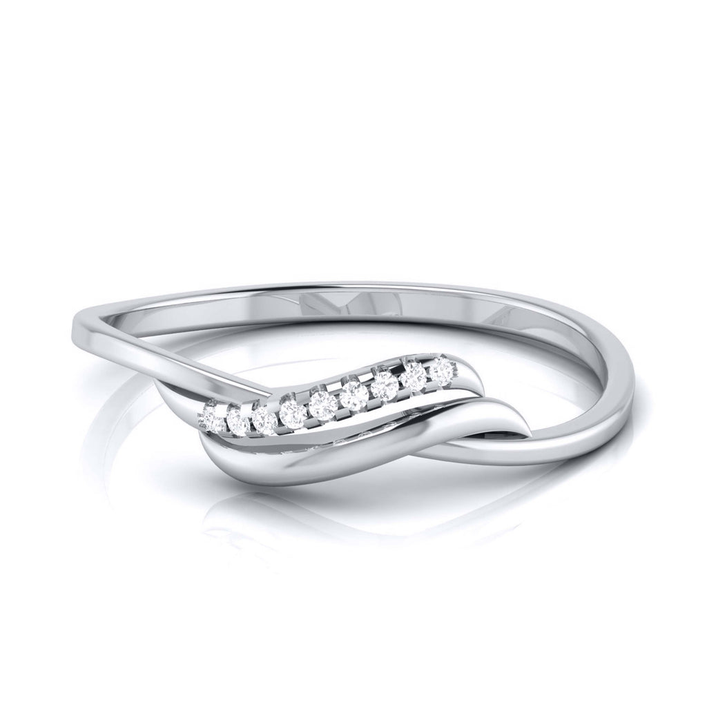 Jewelove™ Rings Platinum Diamond Ring for Women JL PT LR 30