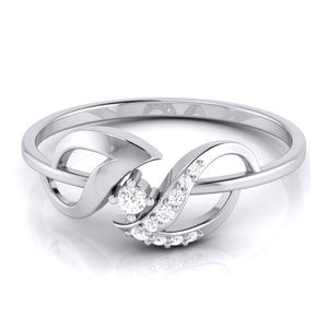 Jewelove™ Rings Platinum Diamond Ring for Women JL PT LR 36