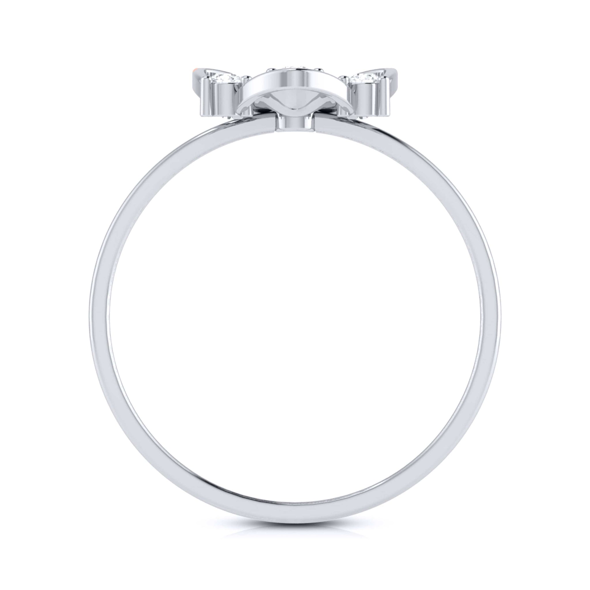 Jewelove™ Rings Platinum Diamond Ring for Women JL PT LR 44