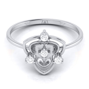 Jewelove™ Rings Platinum Diamond Ring for Women JL PT LR 44