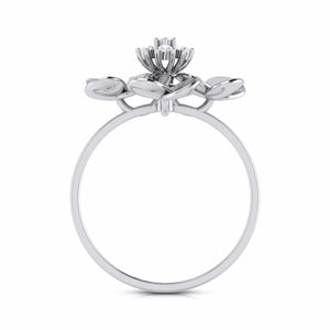 Jewelove™ Rings Platinum Diamond Ring for Women JL PT LR 52