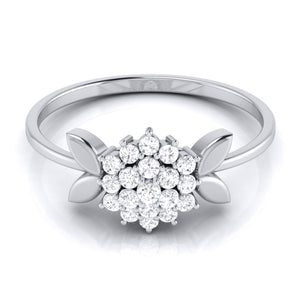 Jewelove™ Rings Platinum Diamond Ring for Women JL PT LR 55