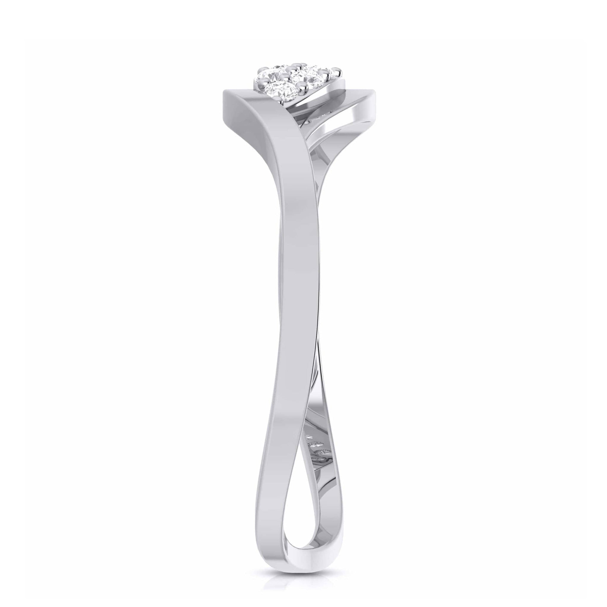 Jewelove™ Rings Platinum Diamond Ring for Women JL PT LR-57