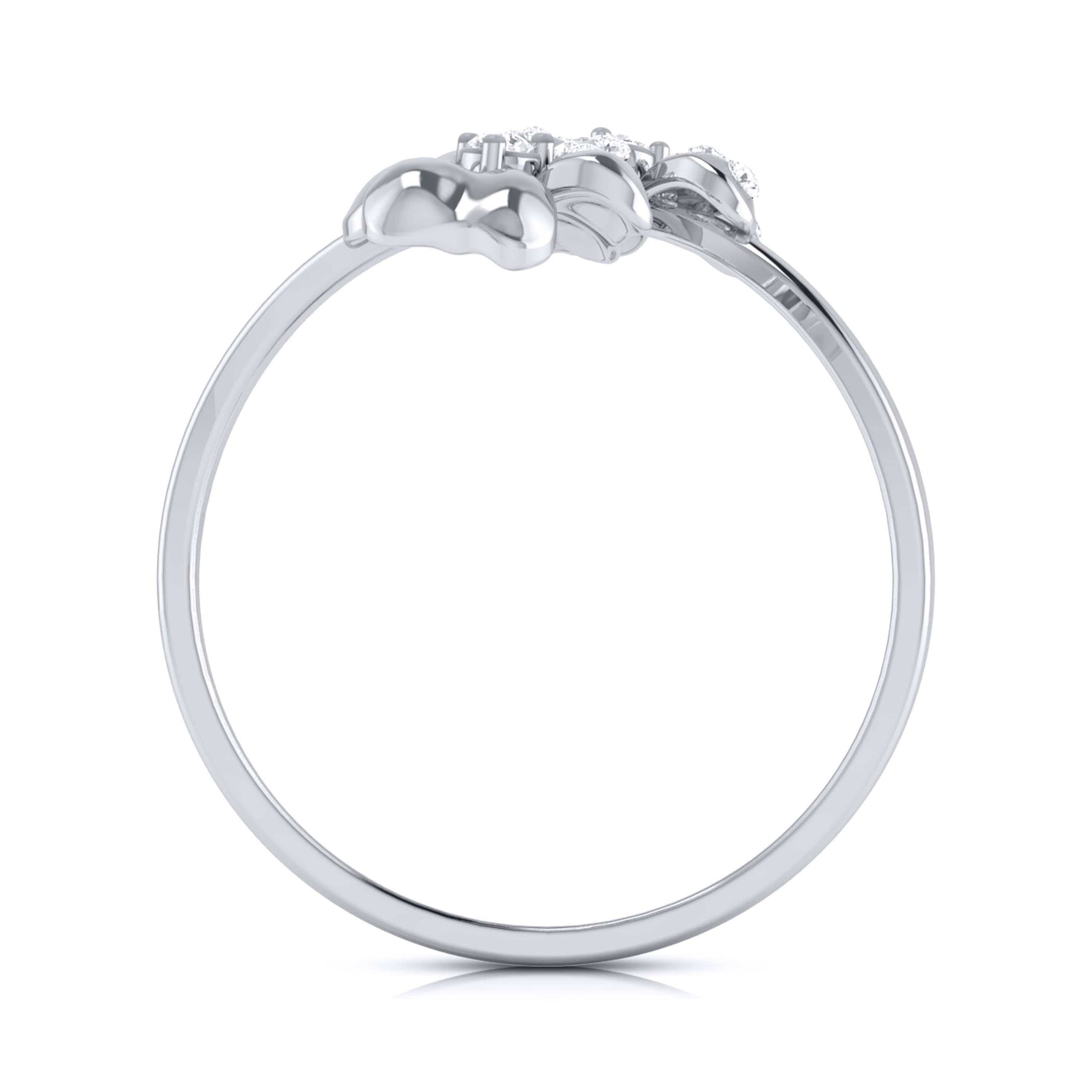 Jewelove™ Rings Platinum Diamond Ring for Women JL PT LR 58