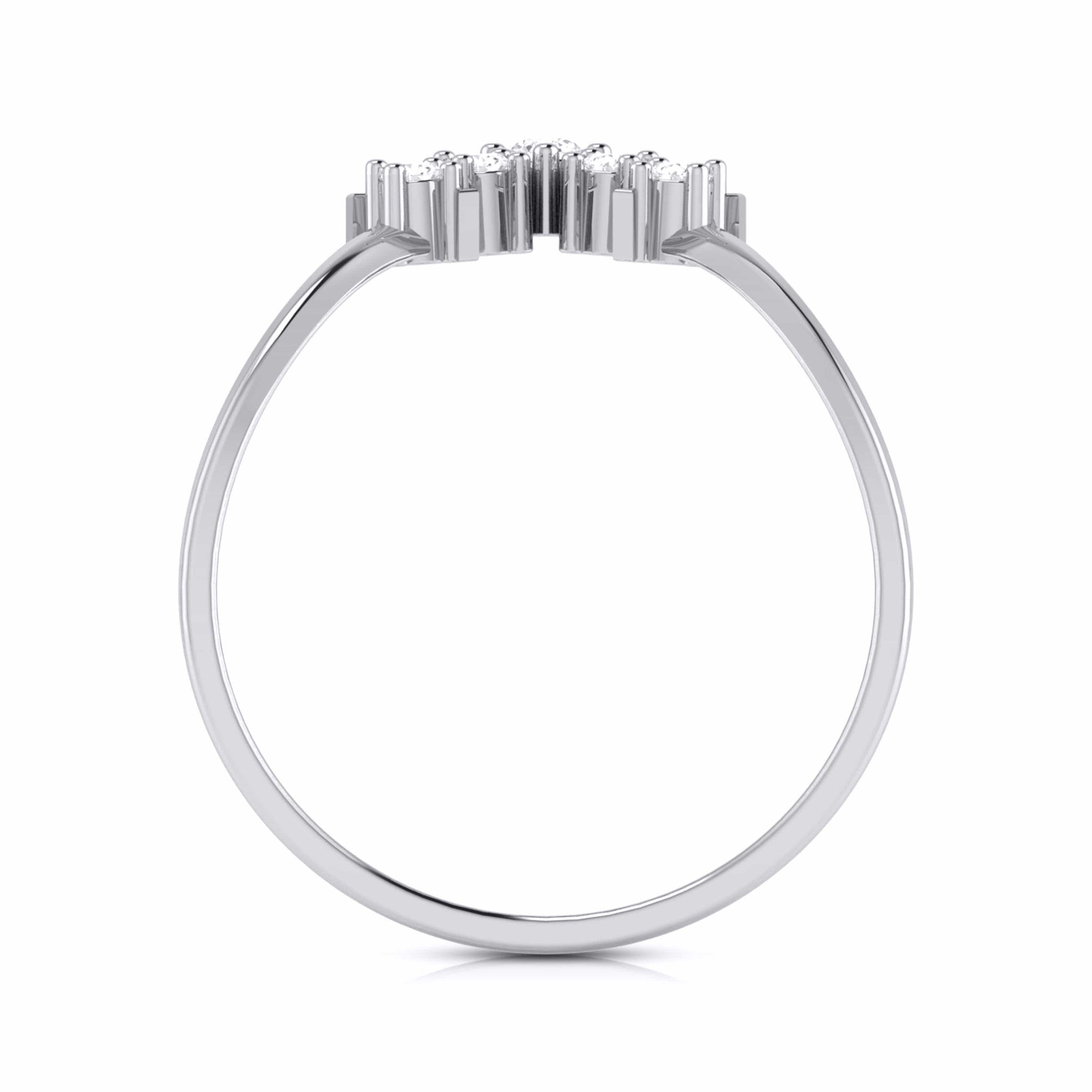 Jewelove™ Rings Platinum Diamond Ring for Women JL PT LR 63