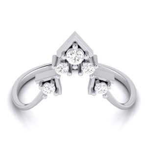 Jewelove™ Rings Platinum Diamond Ring for Women JL PT LR 63