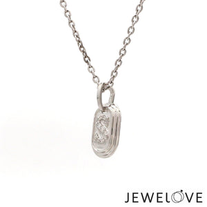 Jewelove™ Pendants Platinum Diamond S Pendant JL PT P 349