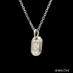 Jewelove™ Pendants Platinum Diamond S Pendant JL PT P 349