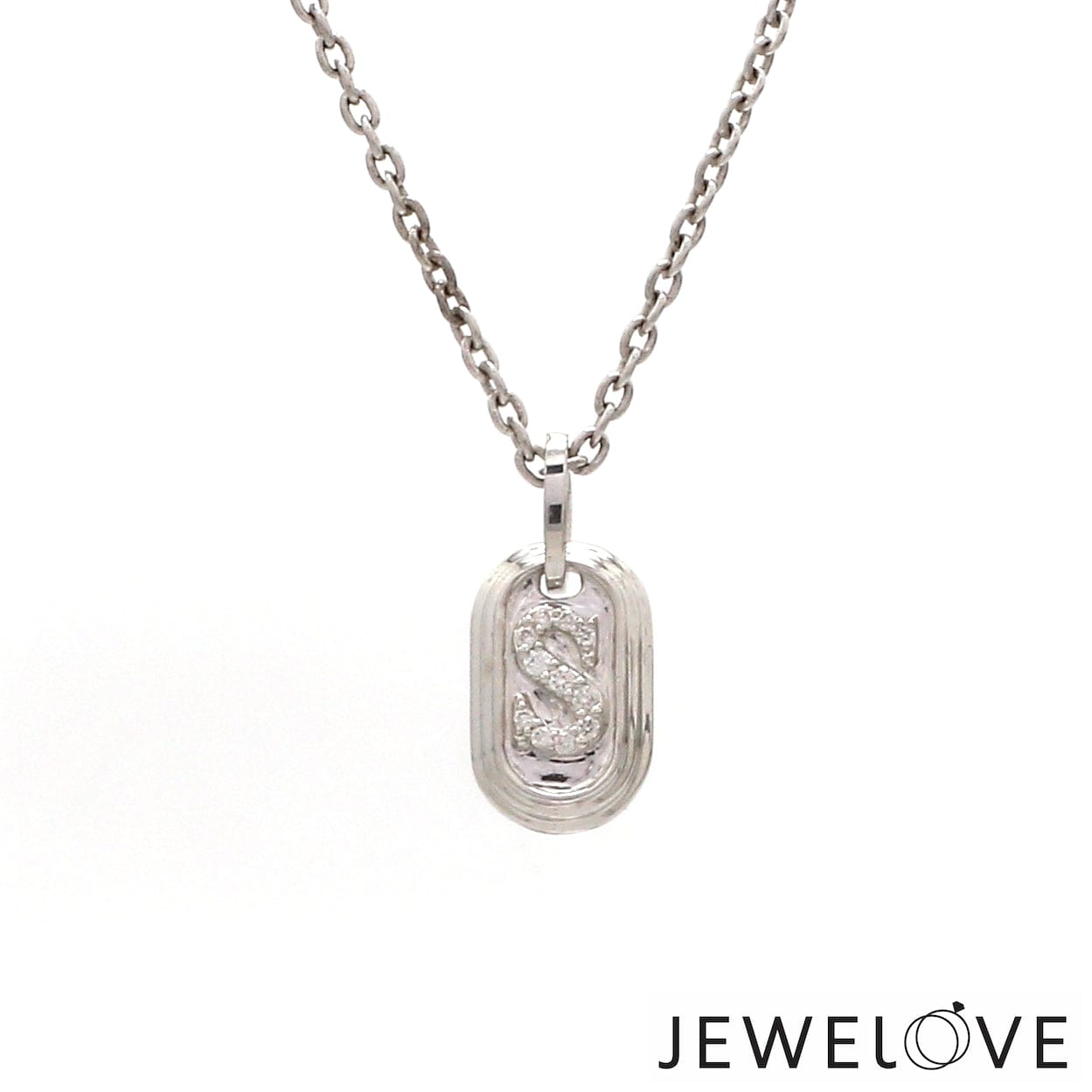 Jewelove™ Pendants Platinum Diamond S Pendant JL PT P 349