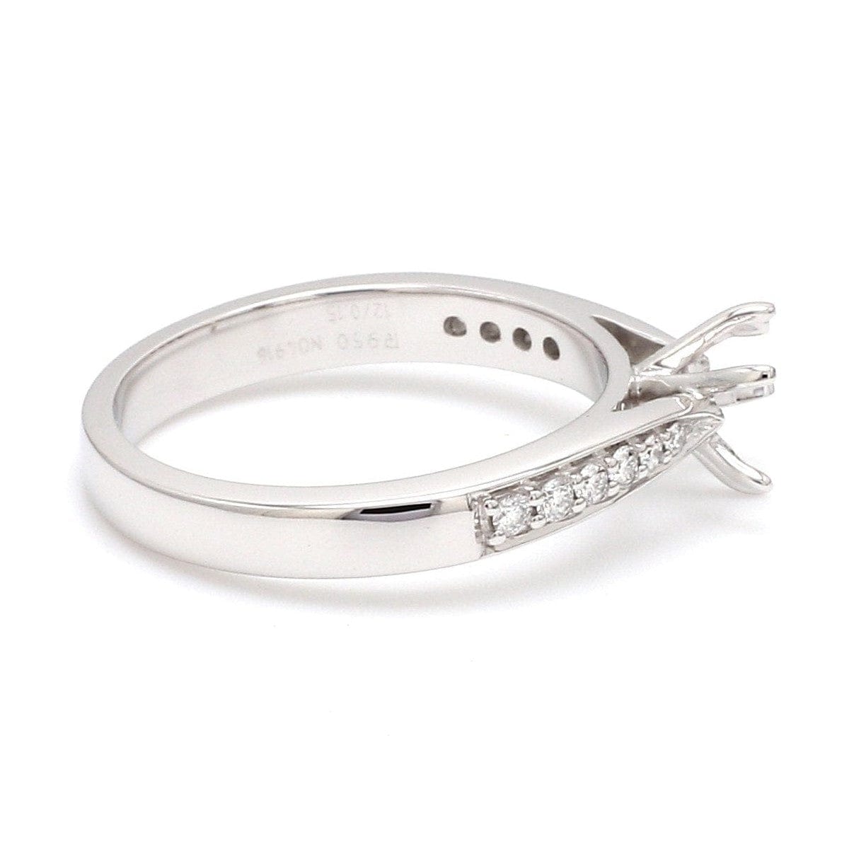 Jewelove™ Rings Platinum Diamond Solitaire Mounting JL PT 917-M