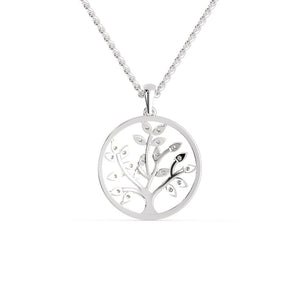 Jewelove™ Pendants Platinum Diamonds in Circle Pendant for Women JL PT P 1222