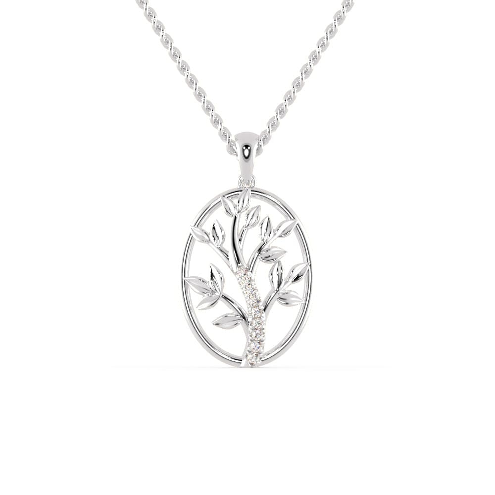 Jewelove™ Pendants SI IJ Platinum Diamonds Pendant for Women JL PT P 1221