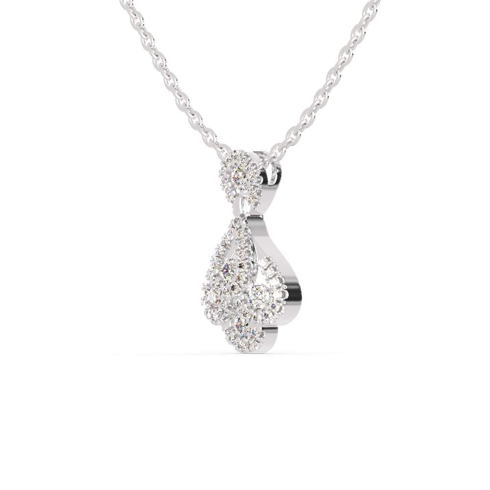 Jewelove™ Pendants Platinum Diamonds Pendant for Women JL PT P 1228