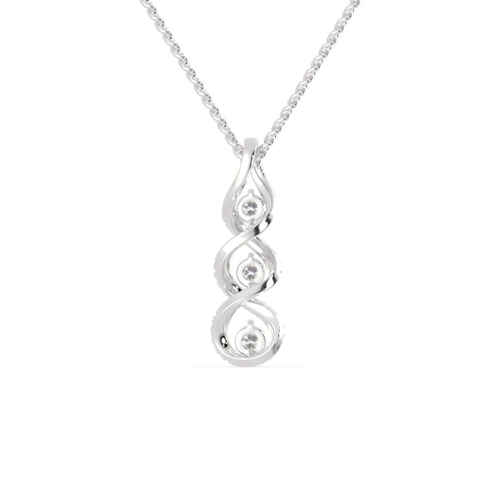 Jewelove™ Pendants Platinum Diamonds Pendant for Women JL PT P 1230