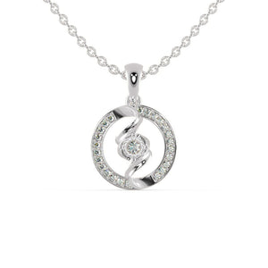 Jewelove™ Pendants SI IJ Platinum Diamonds Pendant for Women JL PT P 1269