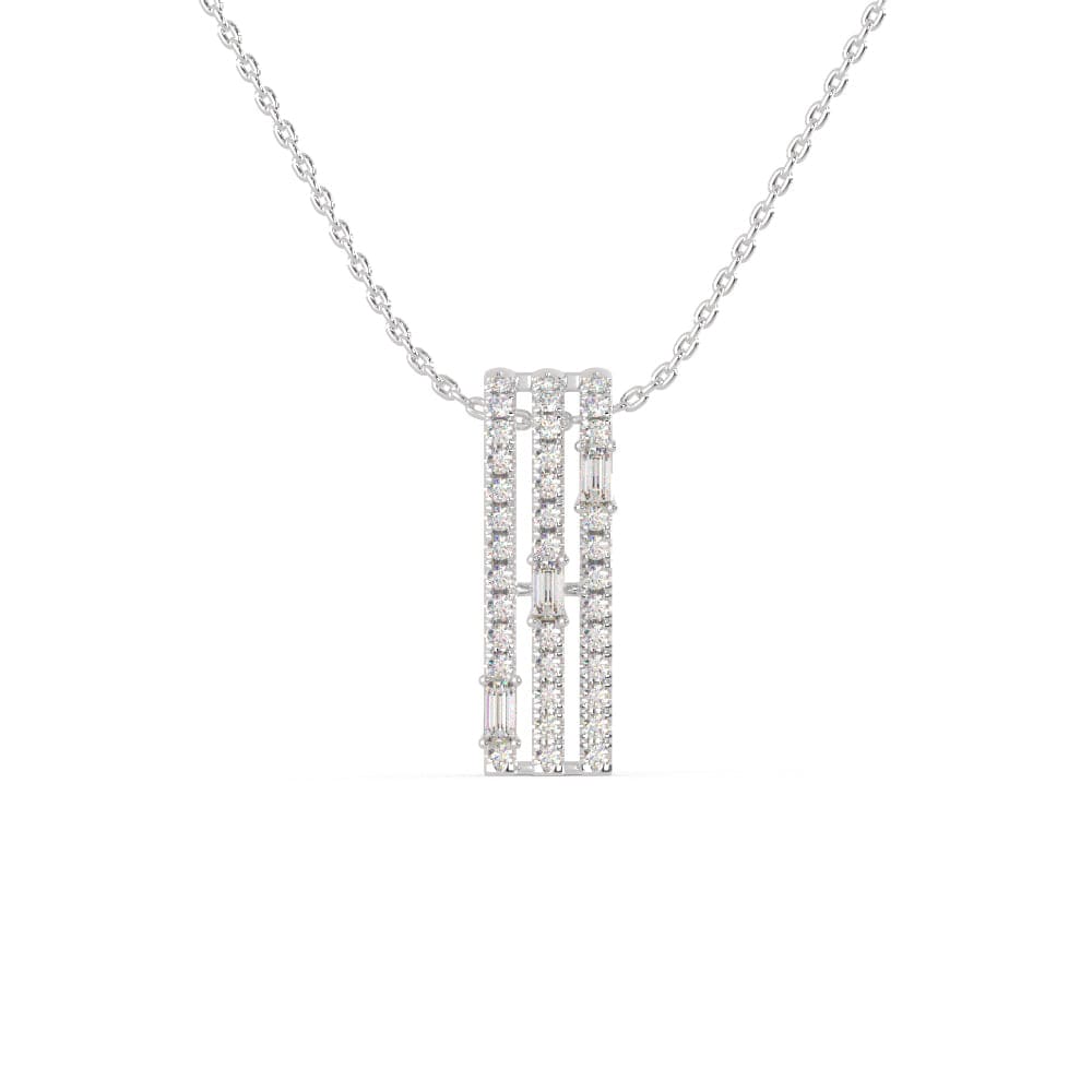 Jewelove™ Pendants SI IJ Platinum Diamonds Pendant for Women JL PT P 1283