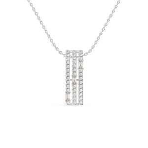 Jewelove™ Pendants SI IJ Platinum Diamonds Pendant for Women JL PT P 1283