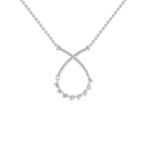 Jewelove™ Pendants SI IJ Platinum Diamonds Pendant for Women JL PT P 1288