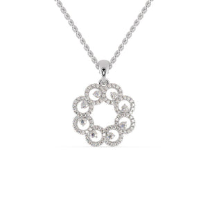 Jewelove™ Pendants SI IJ Platinum Diamonds Pendant for Women JL PT P 1293