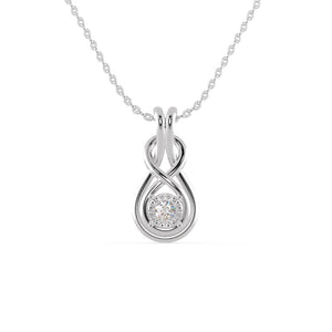 Jewelove™ Pendants SI IJ Platinum Diamonds Pendant for Women JL PT P 1294