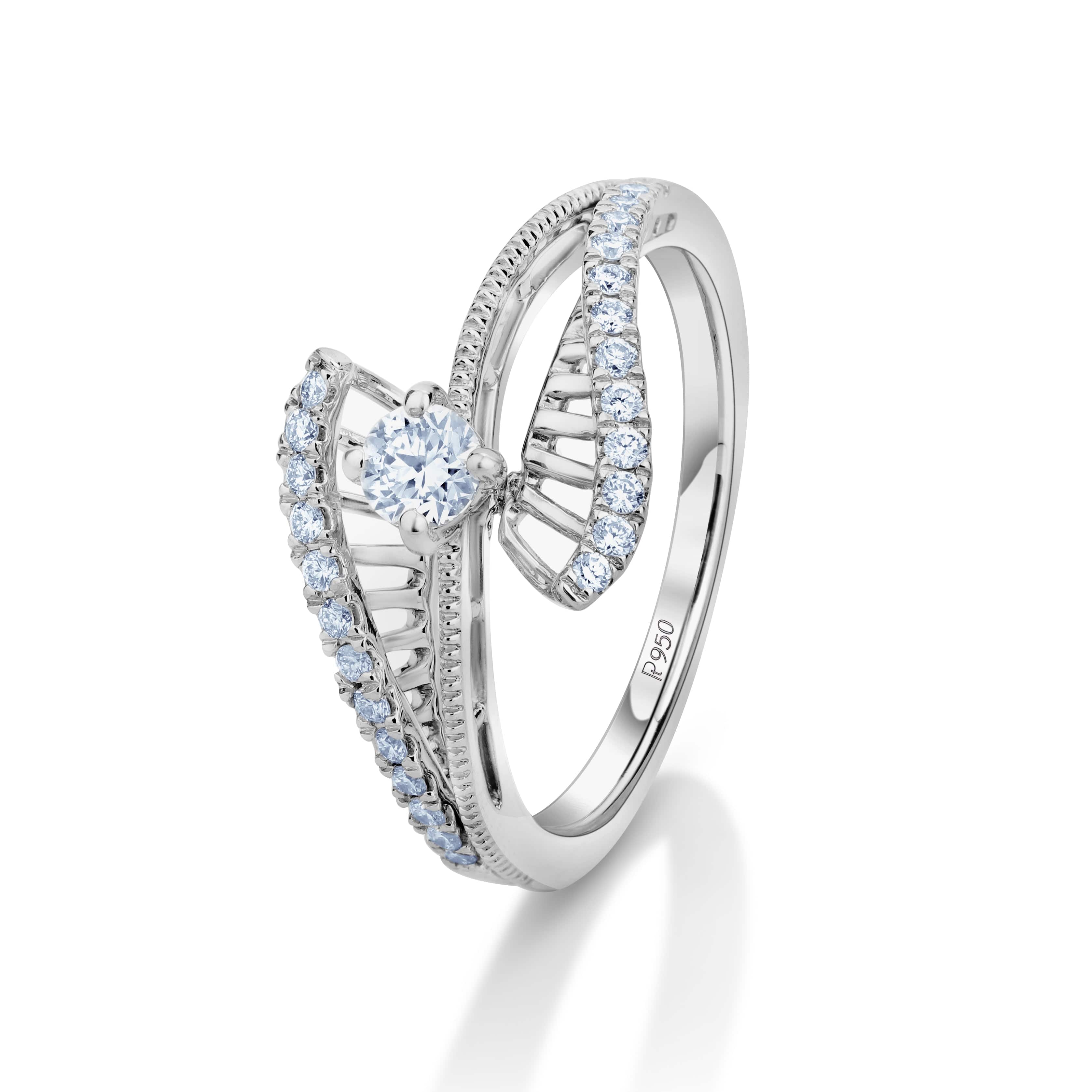 Evara platinum diamond on sale ring