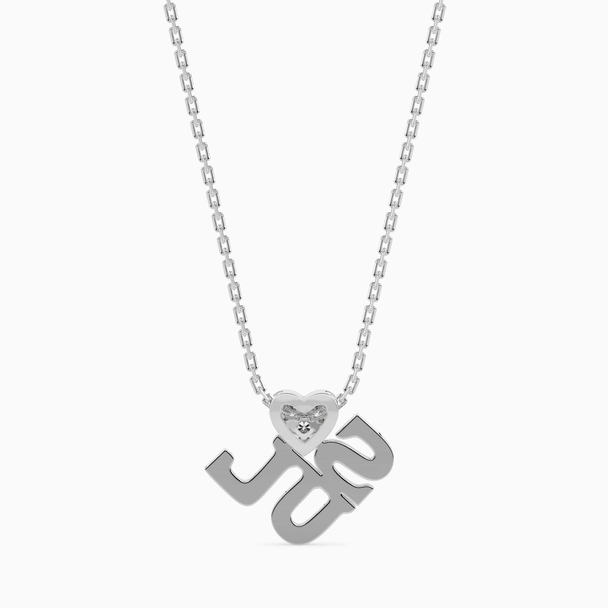 Jewelove™ Pendants Platinum Diamonds Soul Heart Pendant for Women JL PT P 18049